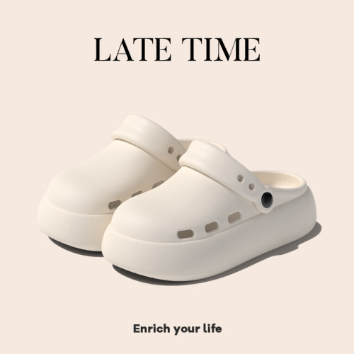 簡約純色eva洞洞鞋女夏室內居家軟底防滑包頭外穿沙灘涼拖鞋透氣 簡約純色eva洞洞鞋女夏室內居家軟底防滑包頭外穿沙灘涼拖鞋透氣