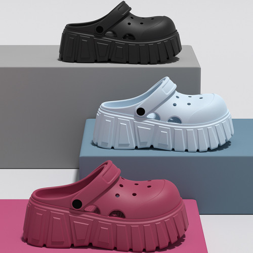 厚底多巴胺洞洞鞋防滑拖鞋踩屎感eva不臭腳女夏季2025新款外穿 厚底多巴胺洞洞鞋防滑拖鞋踩屎感eva不臭腳女夏季2025新款外穿