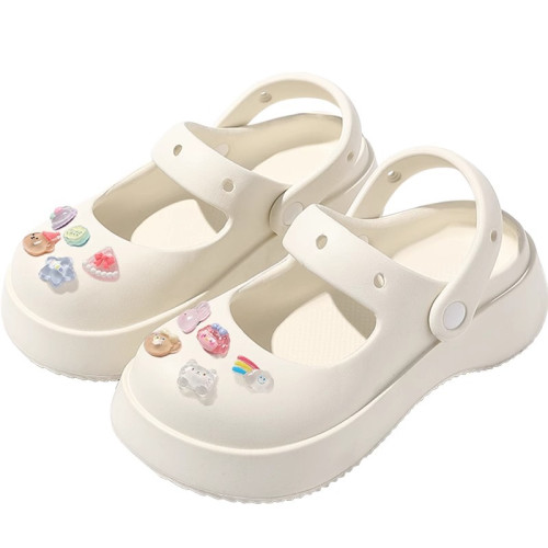 踩屎感洞洞鞋女夏天外穿防臭可愛ins少女心超火瑪麗珍包頭涼拖鞋 踩屎感洞洞鞋女夏天外穿防臭可愛ins少女心超火瑪麗珍包頭涼拖鞋