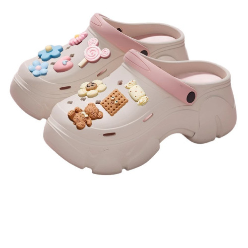 厚底增高洞洞鞋女款夏季外穿防臭網紅超火海邊沙灘絕美包頭涼鞋女 厚底增高洞洞鞋女款夏季外穿防臭網紅超火海邊沙灘絕美包頭涼鞋女