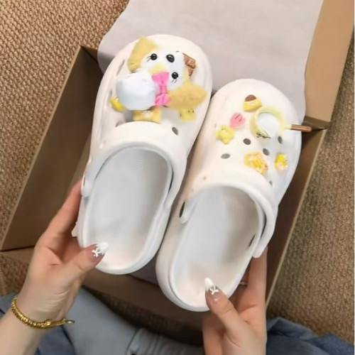 厚底eva洞洞鞋女夏季外穿踩屎感包頭拖鞋增高防滑透氣涼拖鞋兩穿 厚底eva洞洞鞋女夏季外穿踩屎感包頭拖鞋增高防滑透氣涼拖鞋兩穿