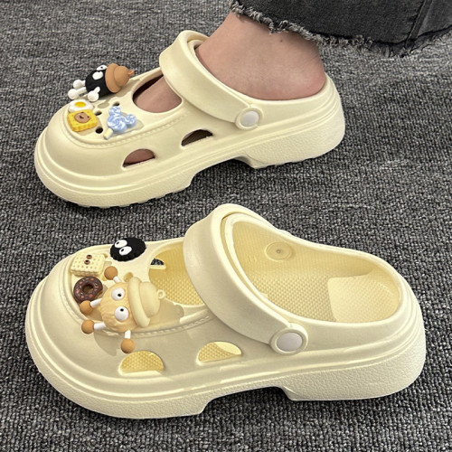 瑪麗珍洞洞鞋女款夏季外穿厚底增高沙灘ins少女心包頭涼拖鞋女士 瑪麗珍洞洞鞋女款夏季外穿厚底增高沙灘ins少女心包頭涼拖鞋女士