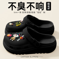 哪吒洞洞鞋女款2025新款夏季外穿eva防滑防臭厚底海邊沙灘涼拖鞋