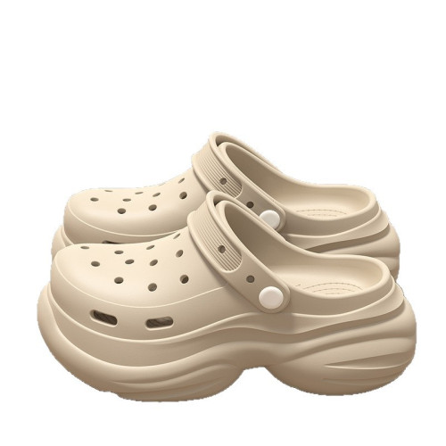 8.0CM厚底洞洞鞋女款2025新款夏季外穿增高超火包頭半涼拖鞋女士 8.0CM厚底洞洞鞋女款2025新款夏季外穿增高超火包頭半涼拖鞋女士