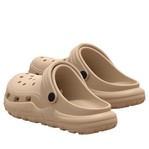 洞洞鞋男夏季外穿包頭2025新款防滑防臭沙灘黑色情侶eva涼鞋女士 洞洞鞋男夏季外穿包頭2025新款防滑防臭沙灘黑色情侶eva涼鞋女士