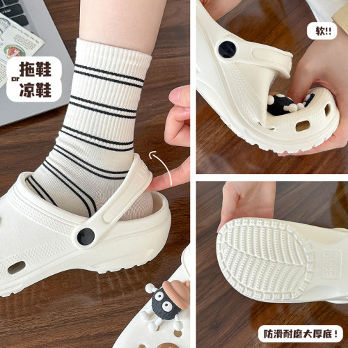 EVA護士洞洞鞋女款夏季2025新款踩屎感厚底透氣防滑外穿拖鞋女士 EVA護士洞洞鞋女款夏季2025新款踩屎感厚底透氣防滑外穿拖鞋女士