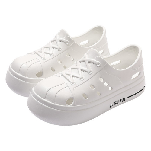 溯谿洞洞鞋女士夏季外穿沙灘厚底透氣防滑包跟eva涼拖鞋女款 溯谿洞洞鞋女士夏季外穿沙灘厚底透氣防滑包跟eva涼拖鞋女款