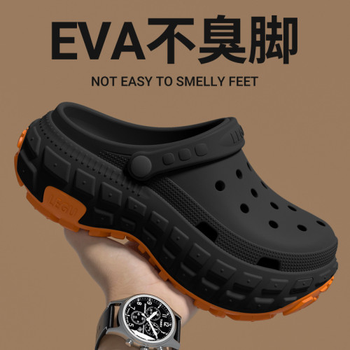 釣魚防滑洞洞鞋男2025新款夏季外穿耐磨透氣eva防臭兩穿涼拖男士 釣魚防滑洞洞鞋男2025新款夏季外穿耐磨透氣eva防臭兩穿涼拖男士