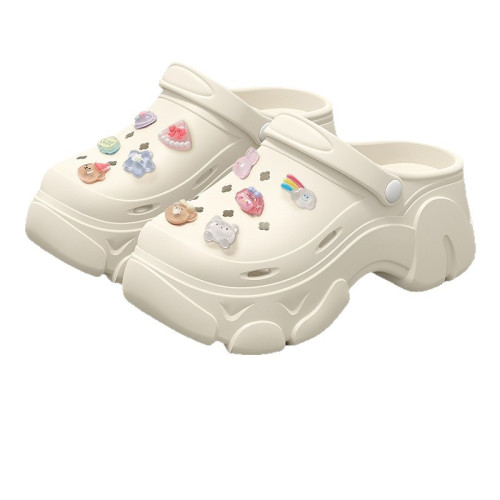 厚底洞洞鞋女款夏季外穿2025新款時尚增高沙灘防滑透氣包頭涼拖女 厚底洞洞鞋女款夏季外穿2025新款時尚增高沙灘防滑透氣包頭涼拖女