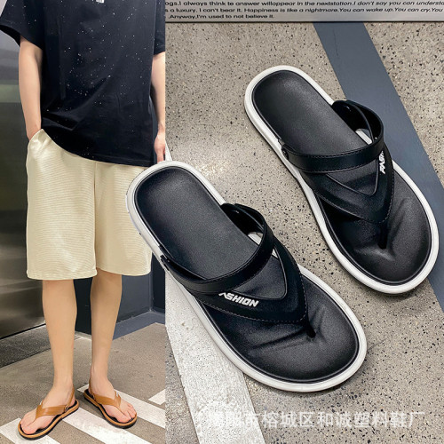 人字拖鞋男夏季室外穿軟底耐磨休閒時尚夾腳拖鞋涼鞋