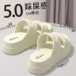 厚底拖鞋女2025新款外穿夏季家居增高超火沙灘涼鞋防滑涼拖鞋女士