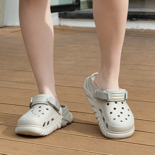 蝸輪洞洞鞋男沙灘鞋外穿女鞋厚底防滑時尚拖鞋涼拖戶外拖鞋包頭 蝸輪洞洞鞋男沙灘鞋外穿女鞋厚底防滑時尚拖鞋涼拖戶外拖鞋包頭