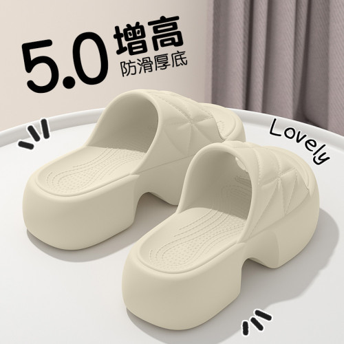 厚底拖鞋女士2025新款夏季外穿增高家居沙灘防滑eva不累腳涼拖鞋 厚底拖鞋女士2025新款夏季外穿增高家居沙灘防滑eva不累腳涼拖鞋