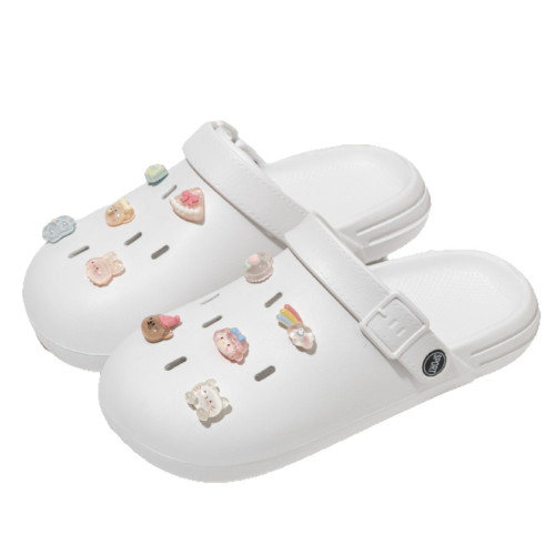 踩屎感洞洞鞋女款2025新款夏季外穿軟底防滑防臭辦公室包頭拖鞋女 踩屎感洞洞鞋女款2025新款夏季外穿軟底防滑防臭辦公室包頭拖鞋女