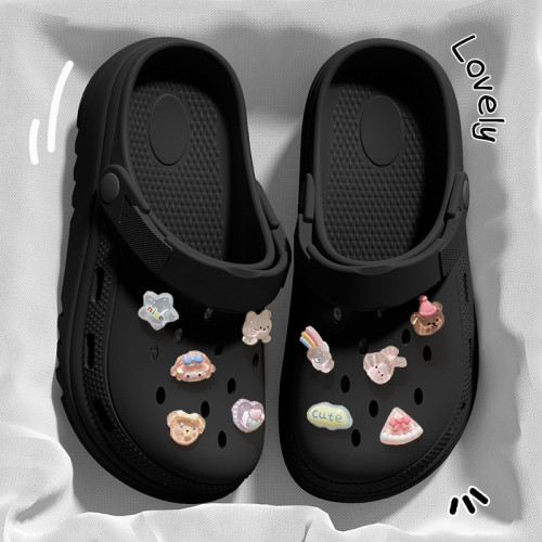 洞洞鞋女夏季外穿2025新款海邊沙灘超火厚底防滑eva不臭腳涼拖鞋 洞洞鞋女夏季外穿2025新款海邊沙灘超火厚底防滑eva不臭腳涼拖鞋