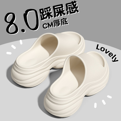 厚底顯高拖鞋女士透氣防滑耐磨涼拖鞋夏季室外家居家涼鞋 厚底顯高拖鞋女士透氣防滑耐磨涼拖鞋夏季室外家居家涼鞋