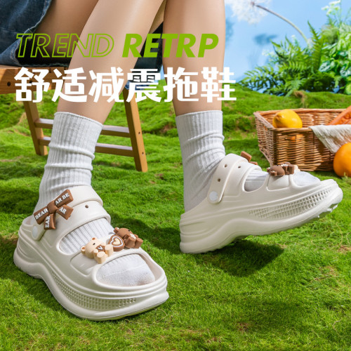 涼鞋女夏外穿2025新款厚底防滑海邊沙灘兩穿一腳蹬軟底涼拖鞋夏季 涼鞋女夏外穿2025新款厚底防滑海邊沙灘兩穿一腳蹬軟底涼拖鞋夏季