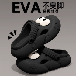 洞洞鞋女款夏季2025新款外穿厚底逛街度假防滑防臭包頭涼拖鞋女士