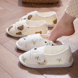軟底防滑月子鞋夏季薄款包跟56月份孕婦産婦産後棉拖鞋女春秋冬天