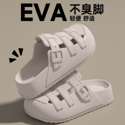 洞洞鞋女夏季2025新款防滑厚底踩屎感外穿家居室內休閒勃肯涼拖鞋