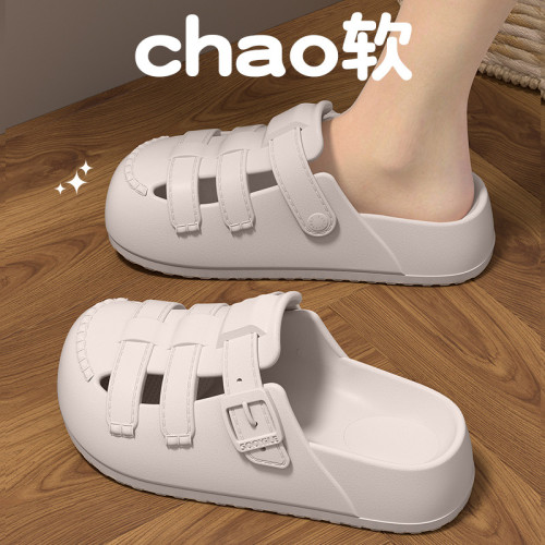 洞洞鞋女夏季2025新款防滑厚底踩屎感外穿家居室內休閒勃肯涼拖鞋 洞洞鞋女夏季2025新款防滑厚底踩屎感外穿家居室內休閒勃肯涼拖鞋