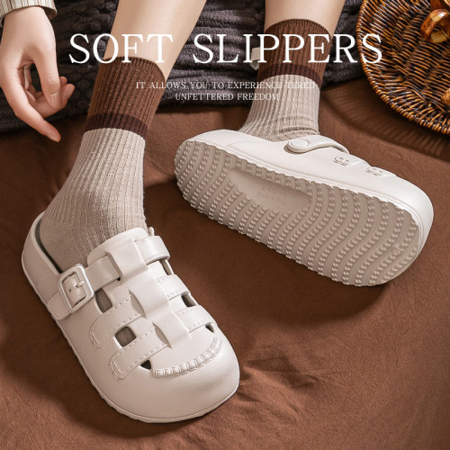 洞洞鞋女夏季2025新款防滑厚底踩屎感外穿家居室內休閒勃肯涼拖鞋 洞洞鞋女夏季2025新款防滑厚底踩屎感外穿家居室內休閒勃肯涼拖鞋