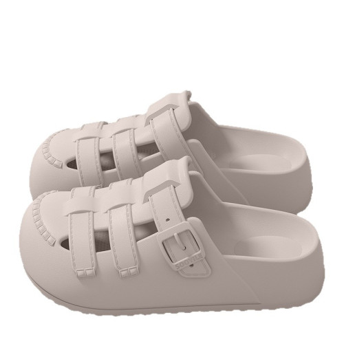 洞洞鞋女夏季2025新款防滑厚底踩屎感外穿家居室內休閒勃肯涼拖鞋 洞洞鞋女夏季2025新款防滑厚底踩屎感外穿家居室內休閒勃肯涼拖鞋