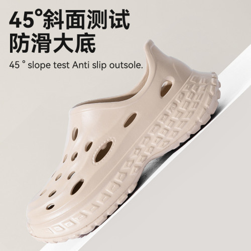 厚底洞洞鞋男士夏季外穿2025新款eva耐磨防滑防臭開車兩穿涼拖鞋 厚底洞洞鞋男士夏季外穿2025新款eva耐磨防滑防臭開車兩穿涼拖鞋