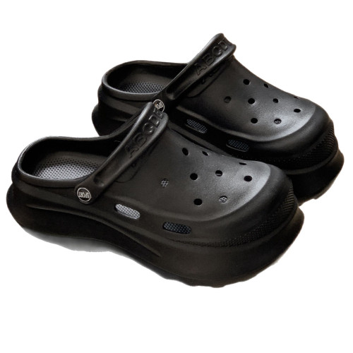 厚底增高洞洞鞋女款2025新款夏季外穿沙灘eva防滑軟底拖鞋女 厚底增高洞洞鞋女款2025新款夏季外穿沙灘eva防滑軟底拖鞋女