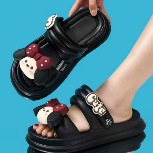 【】2025新款厚底可愛時尚海邊百搭休閒雙條帶涼鞋女軟底涼拖 【】2025新款厚底可愛時尚海邊百搭休閒雙條帶涼鞋女軟底涼拖