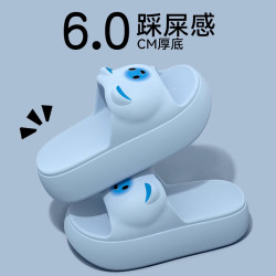 厚底拖鞋女2025新款夏季外穿時尚網紅超火小個子增高沙灘防滑涼拖