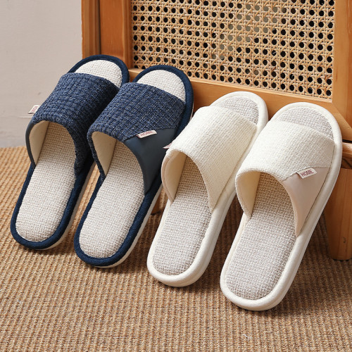 透氣亞麻拖鞋女士夏季情侶家居室內防滑吸汗軟底四季地板拖男 透氣亞麻拖鞋女士夏季情侶家居室內防滑吸汗軟底四季地板拖男