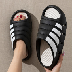 運動拖鞋男士2025新款夏季外穿潮流時尚防滑防臭厚底踩屎感涼拖鞋