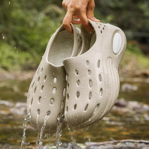 漂流洞洞鞋男士夏季外穿防滑軟底戶外徒步沙灘踩水開車包頭涼鞋男 漂流洞洞鞋男士夏季外穿防滑軟底戶外徒步沙灘踩水開車包頭涼鞋男