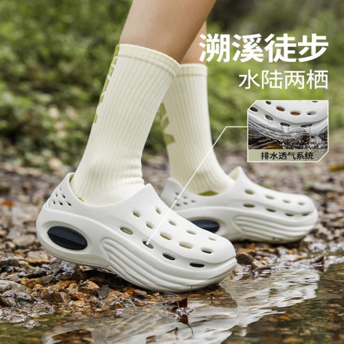 漂流洞洞鞋男士夏季外穿防滑軟底戶外徒步沙灘踩水開車包頭涼鞋男 漂流洞洞鞋男士夏季外穿防滑軟底戶外徒步沙灘踩水開車包頭涼鞋男