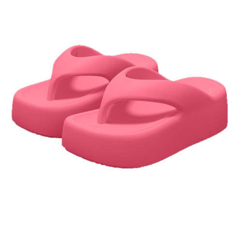 6.0厚底增高跟人字拖女夏外穿室內家居家踩屎感eva海邊沙灘涼拖鞋