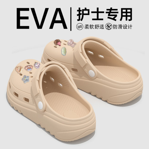 手術室洞洞鞋女2025新款夏季外穿醫用防滑防臭護士專用涼拖鞋女款 手術室洞洞鞋女2025新款夏季外穿醫用防滑防臭護士專用涼拖鞋女款