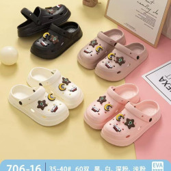 洞洞鞋男女情侶新款2025厚底防滑EVA卡通可愛時尚軟底【