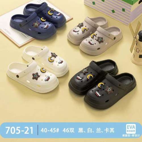 洞洞鞋男女情侶新款2025厚底防滑EVA卡通可愛時尚軟底【 洞洞鞋男女情侶新款2025厚底防滑EVA卡通可愛時尚軟底【