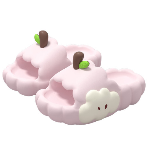 鴛鴦蘋果拖鞋女士夏季外穿2025新款網紅爆款防滑厚底可愛卡通涼拖