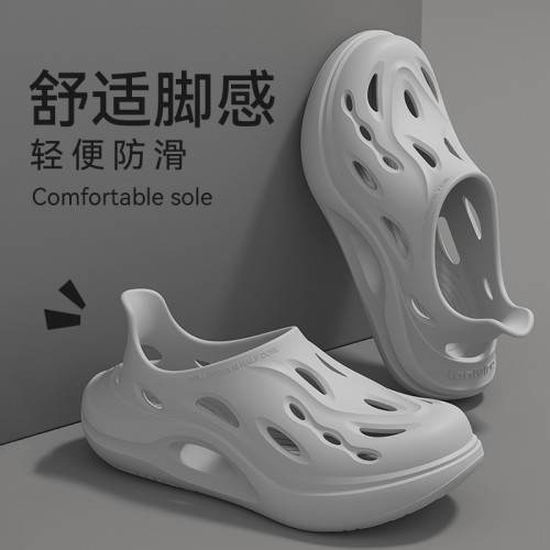 洞洞鞋男士2025夏季新款外穿開車釣魚防滑防臭透氣厚底eva涼鞋男 洞洞鞋男士2025夏季新款外穿開車釣魚防滑防臭透氣厚底eva涼鞋男