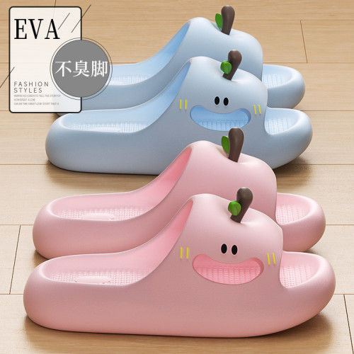 中大兒童涼拖鞋女夏季2025新款居家防滑卡通紅蘋果外穿親子涼拖男 中大兒童涼拖鞋女夏季2025新款居家防滑卡通紅蘋果外穿親子涼拖男