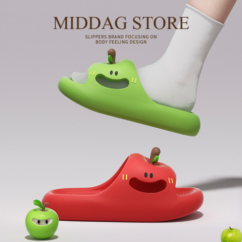 中大兒童涼拖鞋女夏季2025新款居家防滑卡通紅蘋果外穿親子涼拖男 中大兒童涼拖鞋女夏季2025新款居家防滑卡通紅蘋果外穿親子涼拖男