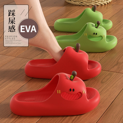 中大兒童涼拖鞋女夏季2025新款居家防滑卡通紅蘋果外穿親子涼拖男 中大兒童涼拖鞋女夏季2025新款居家防滑卡通紅蘋果外穿親子涼拖男