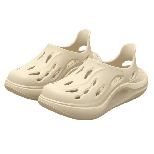 男士洞洞鞋男款夏季2025新款戶外穿厚底開車溯谿防滑防臭涼拖鞋男