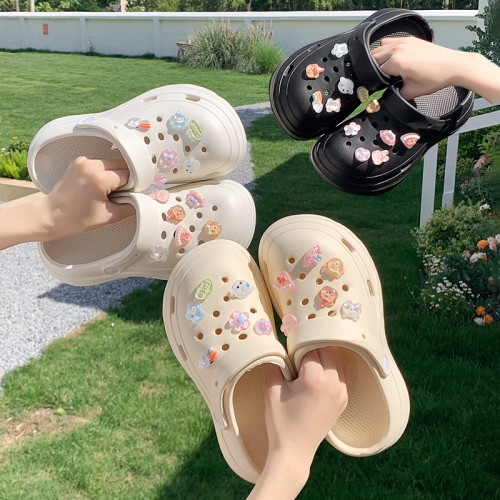 厚底增高eva洞洞鞋女款夏外穿防滑防臭2025新款網紅沙灘包頭拖鞋 厚底增高eva洞洞鞋女款夏外穿防滑防臭2025新款網紅沙灘包頭拖鞋