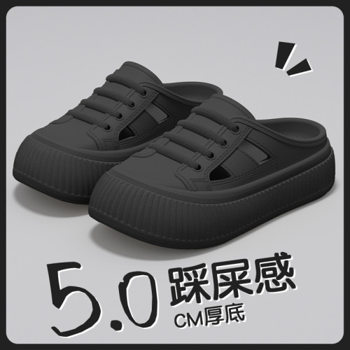 運動涼鞋夏季2025新款室內包頭半拖鞋戶外穿百搭休閒板鞋夏季女士 運動涼鞋夏季2025新款室內包頭半拖鞋戶外穿百搭休閒板鞋夏季女士