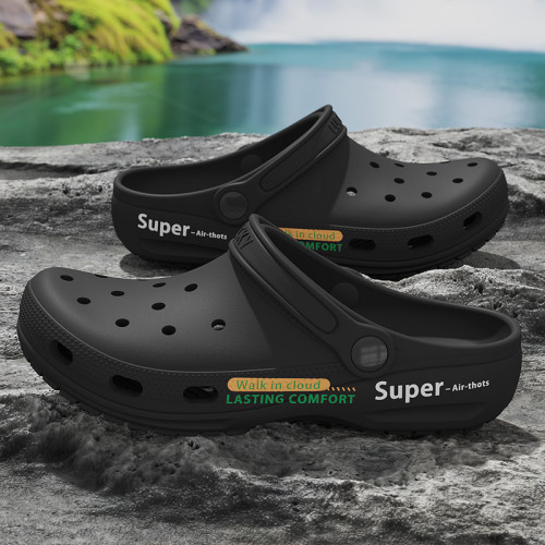 涼鞋男士夏季2025新款eva透氣防滑開車涼拖鞋沙灘洞洞鞋男款外穿 涼鞋男士夏季2025新款eva透氣防滑開車涼拖鞋沙灘洞洞鞋男款外穿