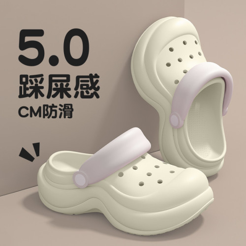 手術室專用拖鞋女士2025新款外穿厚底透氣包頭醫用防滑洞洞鞋女款