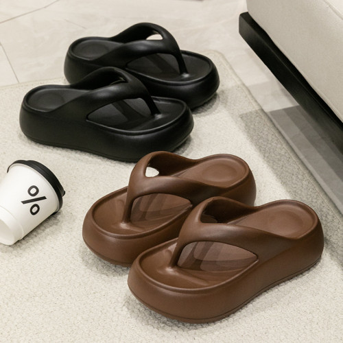 時尚百搭厚底人字拖鞋女夏外穿EVA厚底防滑增高沙灘夾腳涼拖鞋 時尚百搭厚底人字拖鞋女夏外穿EVA厚底防滑增高沙灘夾腳涼拖鞋